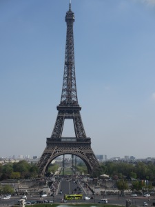 Eiffel Tower in Paris from the Trocadero