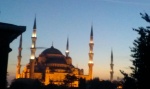 Blue Mosque Istanbul at sunset