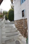 white steps in Anafiotika, Athens