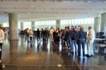 Queue at the entrance to the Acropolis Museum