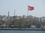Turkish flag flying near the Topkapi Palace